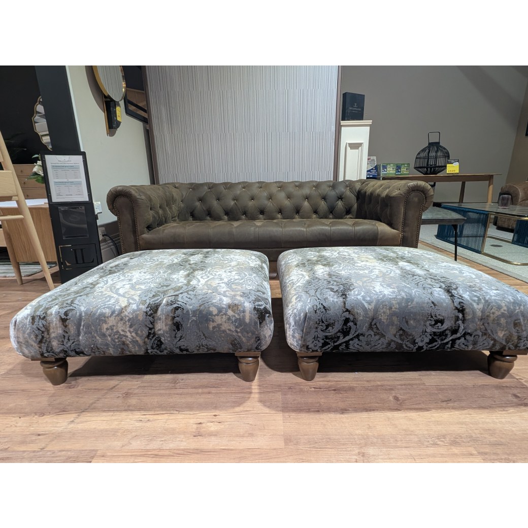 A&J Somerst Maxi Sofa plus 2x Artisan Footstools A&J Somerst Maxi Sofa plus 2x Artisan Footstools