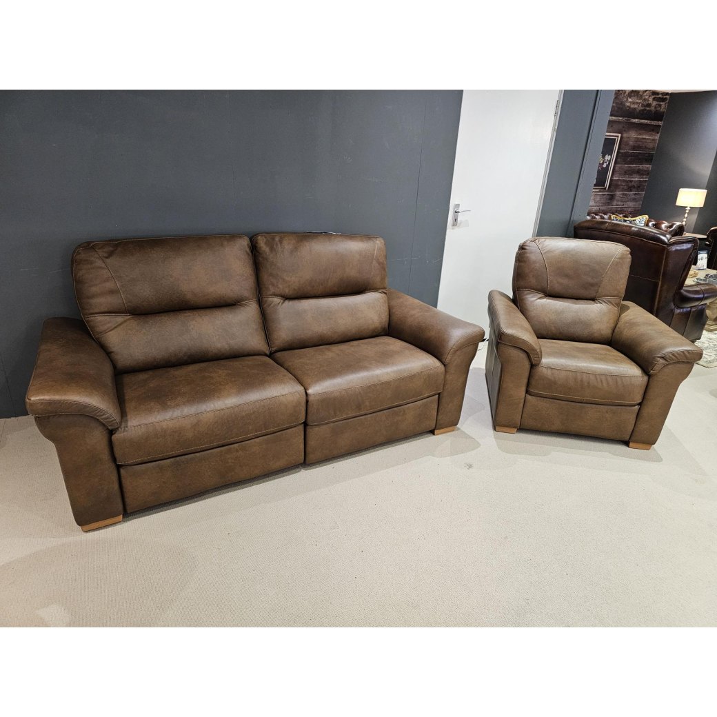 SOFA ITALIA Powered 3 Seater & Chair SOFA ITALIA Powered 3 Seater & Chair