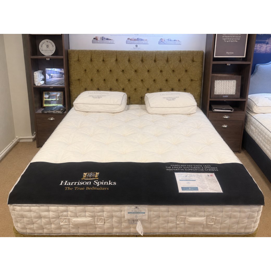 Harrison Spinks 6'0 Picasso 36500 Mattress Budapest Headboard And Low Base Harrison Spinks 6'0 Picasso 36500 Mattress Budapest Headboard And Low Base
