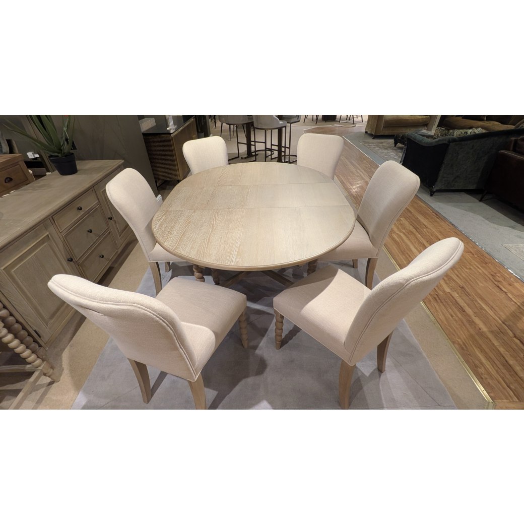 Artisan Round Dining Table With 6 x Chairs Artisan Round Dining Table With 6 x Chairs