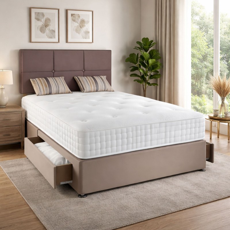 Royston 2000 Super King Mattress & Divan Base Set Royston 2000 Super King Mattress & Divan Base Set