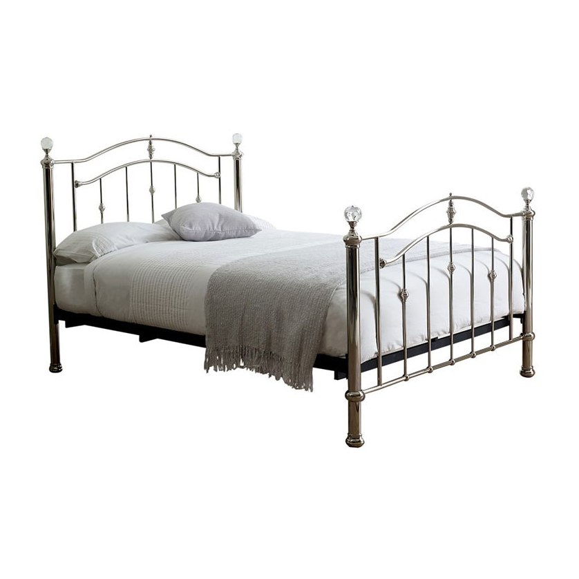 Callie 5'0 King Crystal Finials Bedframe Callie 5'0 King Crystal Finials Bedframe