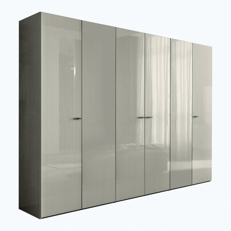 Alf Italia Cyndia Bedroom 6 Door Wardrobe Alf Italia Cyndia Bedroom 6 Door Wardrobe