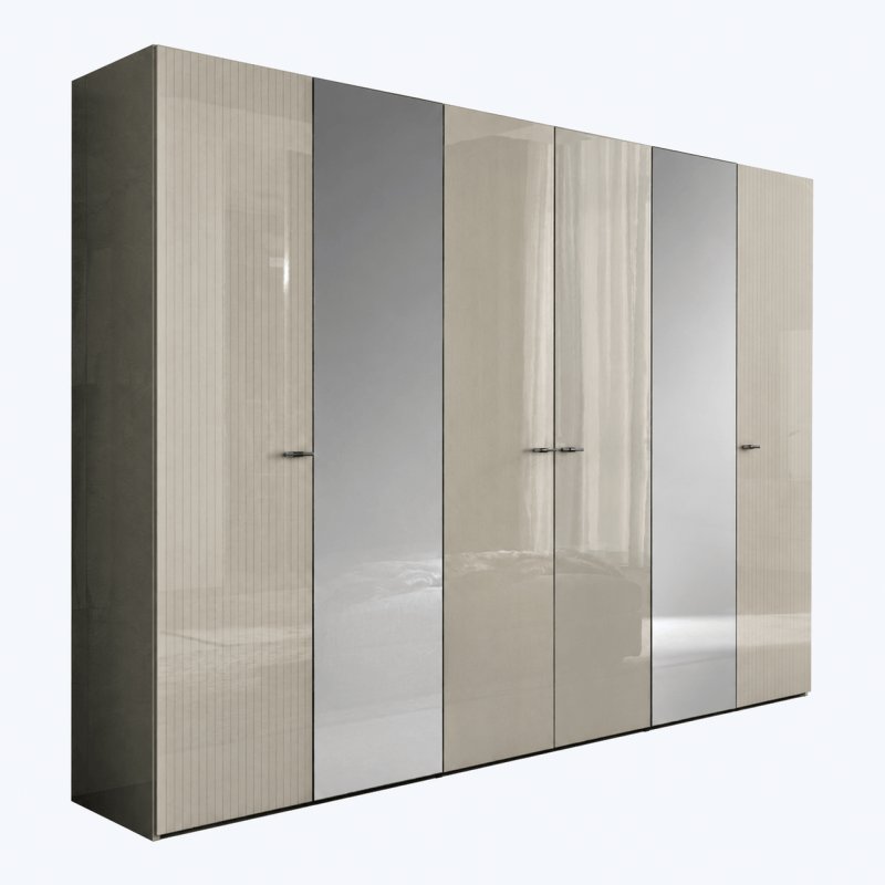 Alf Italia Cyndia Bedroom 6 Door Wardrobe Alf Italia Cyndia Bedroom 6 Door Wardrobe