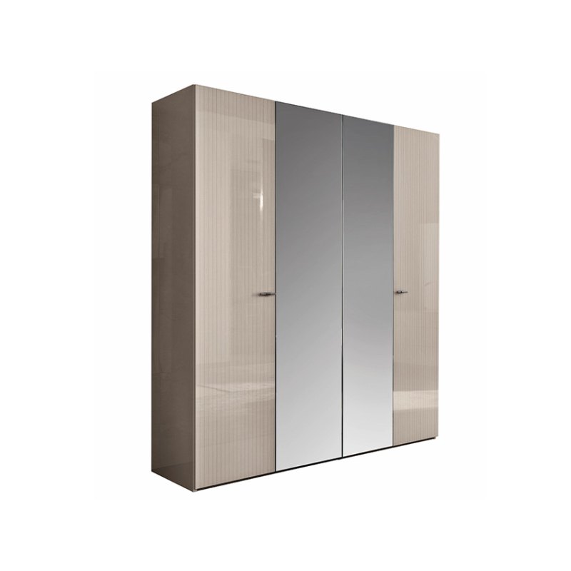Alf Italia Cyndia Bedroom 4 Door Wardrobe With Mirror Alf Italia Cyndia Bedroom 4 Door Wardrobe With Mirror