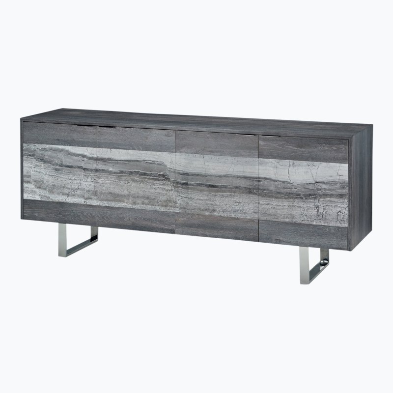Stone International Hansetta 4 Door Sideboard Stone International Hansetta 4 Door Sideboard