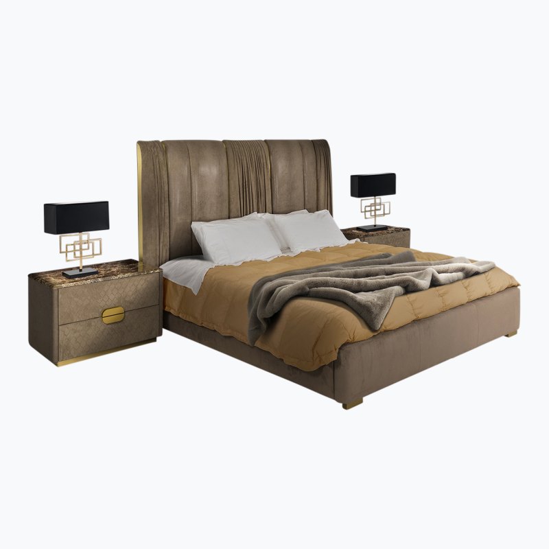 Stone International Waldorf Upholstered King Bed Stone International Waldorf Upholstered King Bed