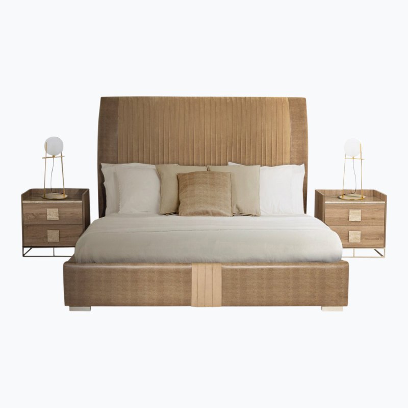 Stone International Westin Upholstered Low Super King Footboard Bed Stone International Westin Upholstered Low Super King Footboard Bed