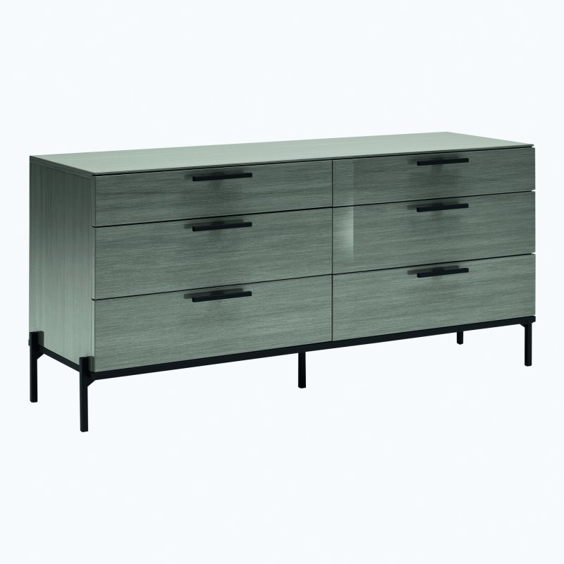 Alf Italia Sotomura Bedroom 6 Drawer Wide Chest Alf Italia Sotomura Bedroom 6 Drawer Wide Chest