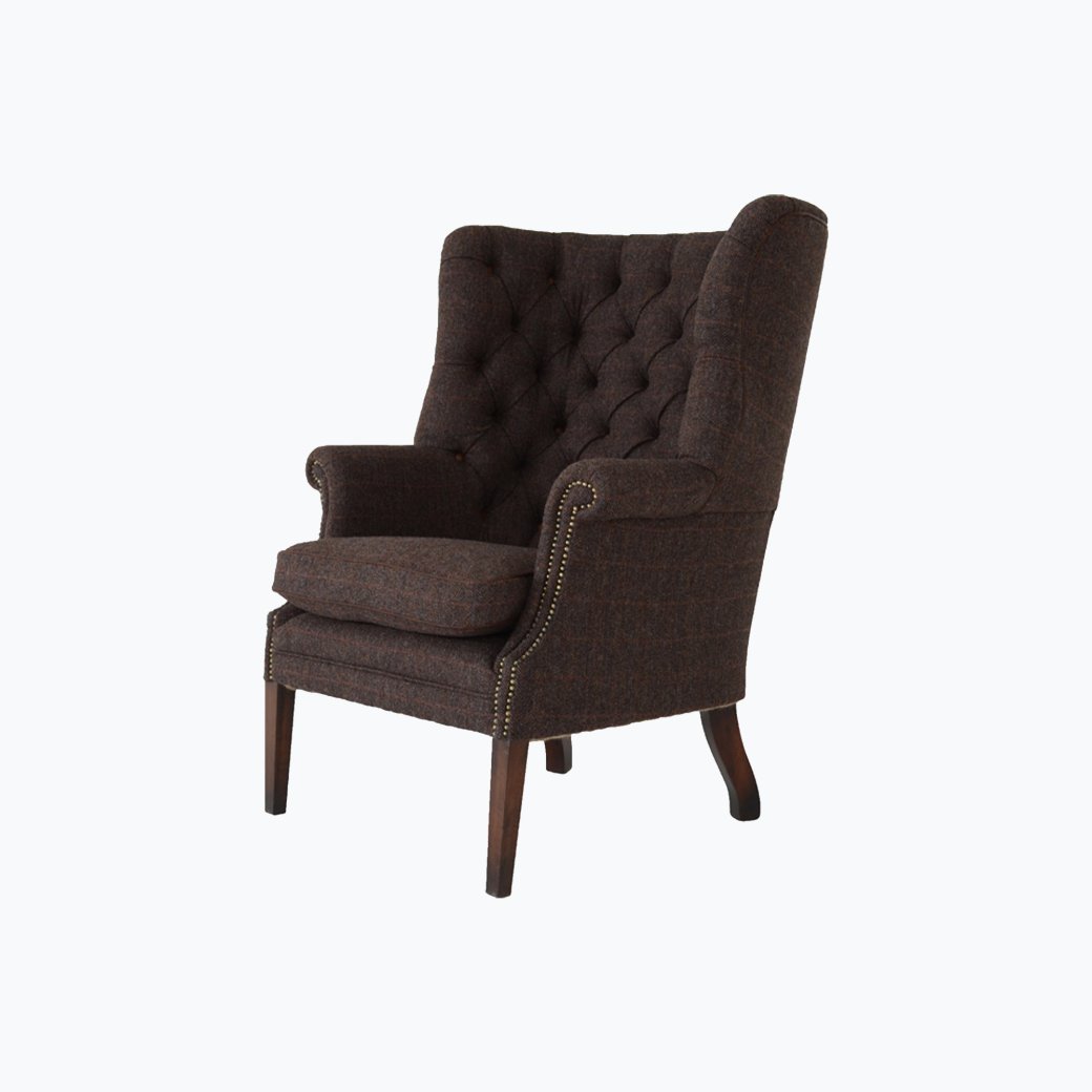 Tetrad Harris Tweed Mackenzie Wing Chair - Lee Longlands