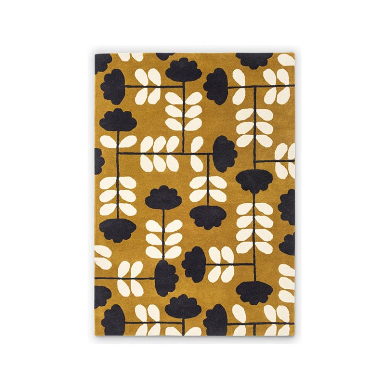 Brink & Campman Orla Kiely Cut Stem Dijon Rug 180cm x 120cm Brink & Campman Orla Kiely Cut Stem Dijon Rug 180cm x 120cm