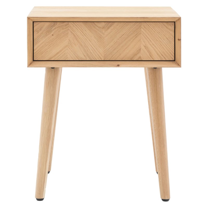 Gallery Direct Milano Side Table with Drawer Gallery Direct Milano Side Table with Drawer