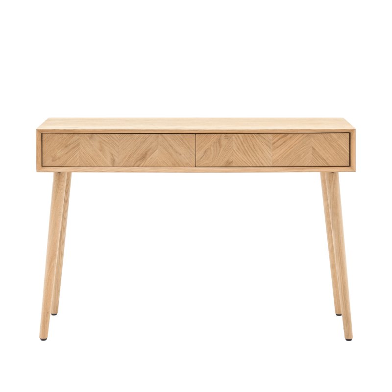 Gallery Direct Milan Oak 2 Drawer Console Table Gallery Direct Milan Oak 2 Drawer Console Table
