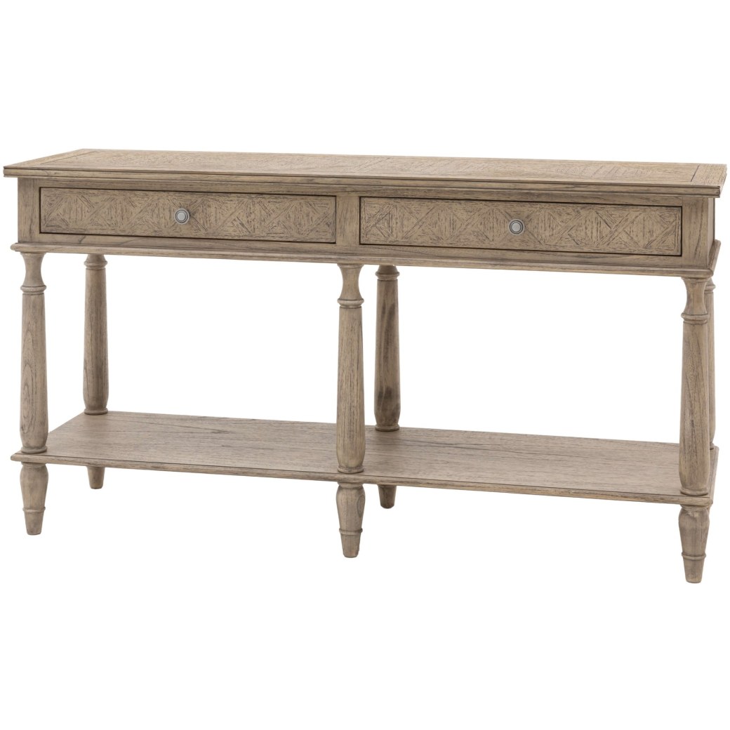 Gallery Direct Rustique 2 Drawer Console Table Gallery Direct Rustique 2 Drawer Console Table