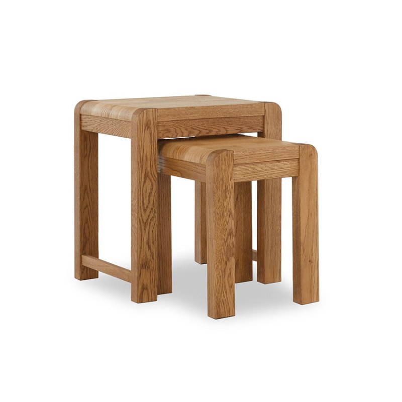 Nordic Dining Oak Nest of Tables Nordic Dining Oak Nest of Tables
