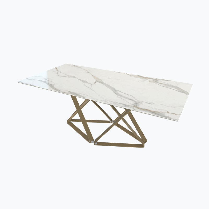 Bontempi Delta Rectangular Fix Dining Table 2m Bontempi Delta Rectangular Fix Dining Table 2m