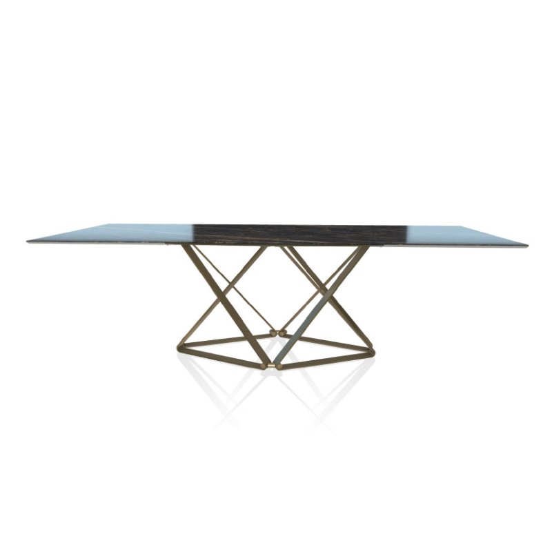 Bontempi Delta Rectangular Fix Dining Table 2.5M Bontempi Delta Rectangular Fix Dining Table 2.5M