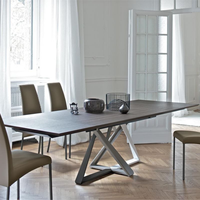 Bontempi Millennium Rectangular Extending Dining Table 1.9M Bontempi Millennium Rectangular Extending Dining Table 1.9M
