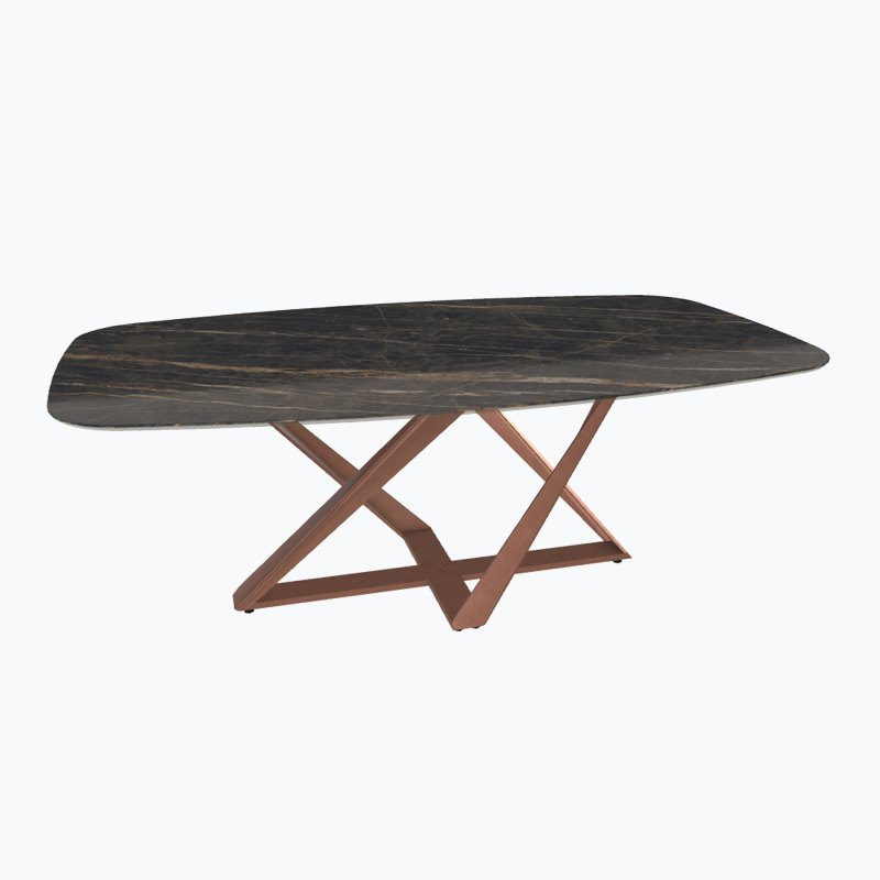 Bontempi Millennium Barrel Fix Dining Table 2M Bontempi Millennium Barrel Fix Dining Table 2M