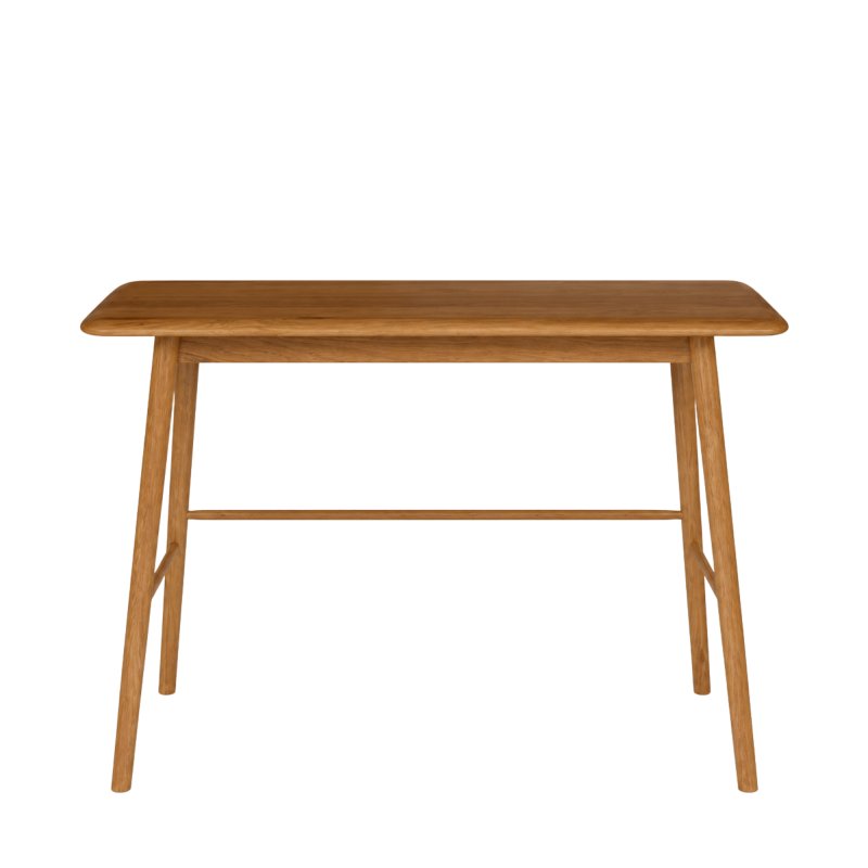 Malin Mid-Century Modern Oak Console Table Malin Mid-Century Modern Oak Console Table