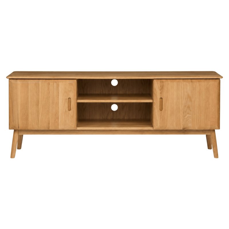 Malin Mid Century Modern Oak TV Unit Malin Mid Century Modern Oak TV Unit