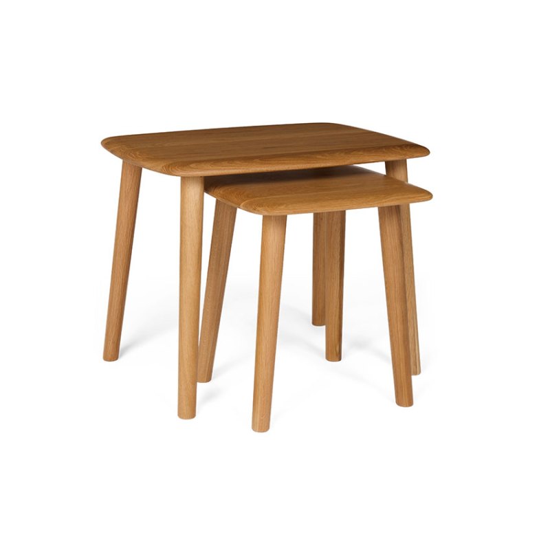 Malin Dining Mid Century Modern Nest of Tables Malin Dining Mid Century Modern Nest of Tables