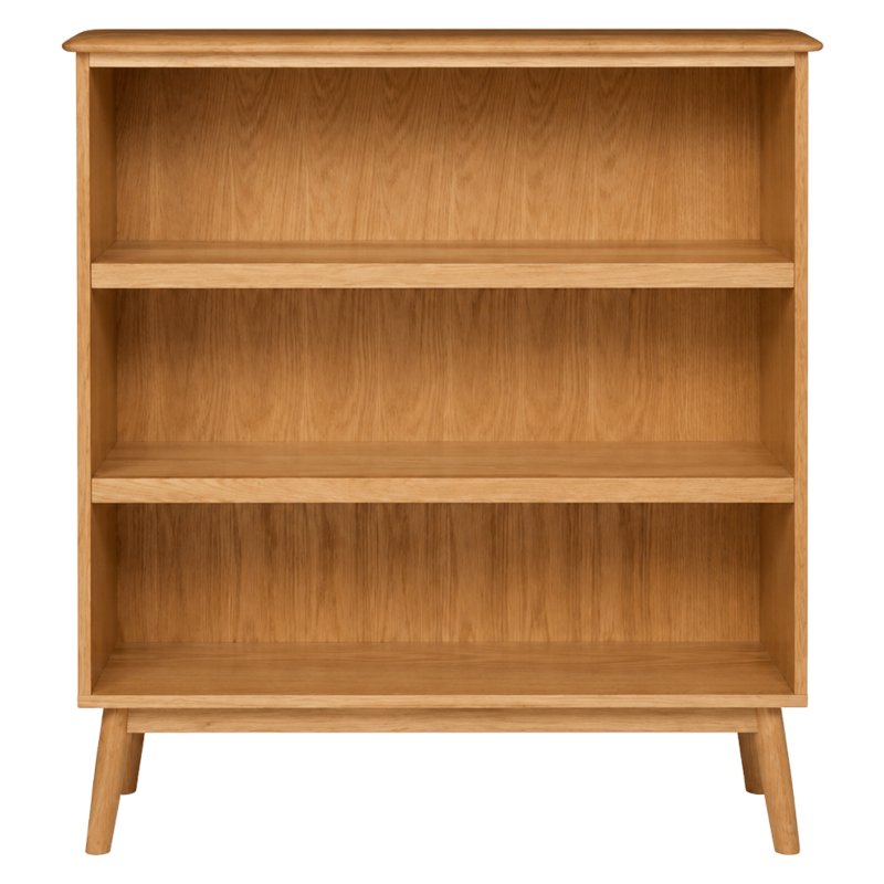 Malin Dining Mid-Century Modern Wide Bookcase Malin Dining Mid-Century Modern Wide Bookcase