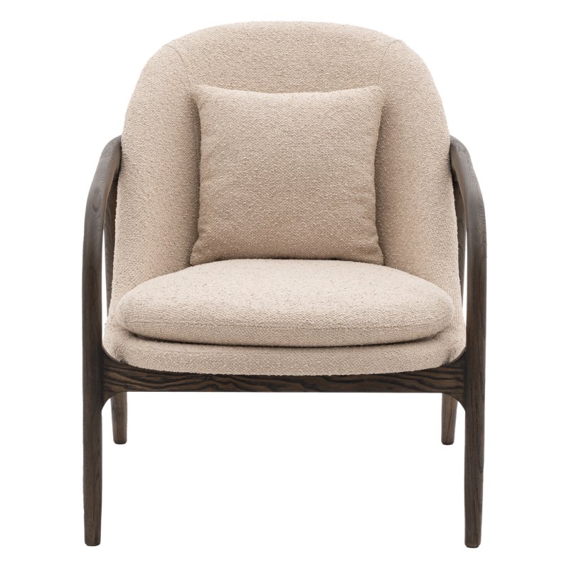 Alegra Mid-Century Modern Armchair - Taupe Alegra Mid-Century Modern Armchair - Taupe