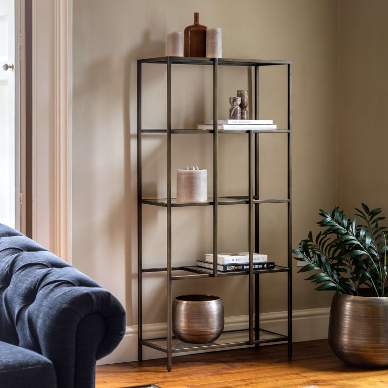 Gallery Direct Rothbury Bronze Display Unit Gallery Direct Rothbury Bronze Display Unit