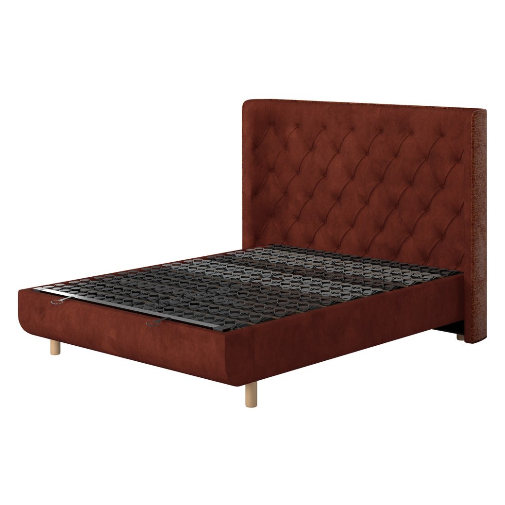 Tempur Arc Super King Ottoman Bed - Luxury Headboard Tempur Arc Super King Ottoman Bed - Luxury Headboard