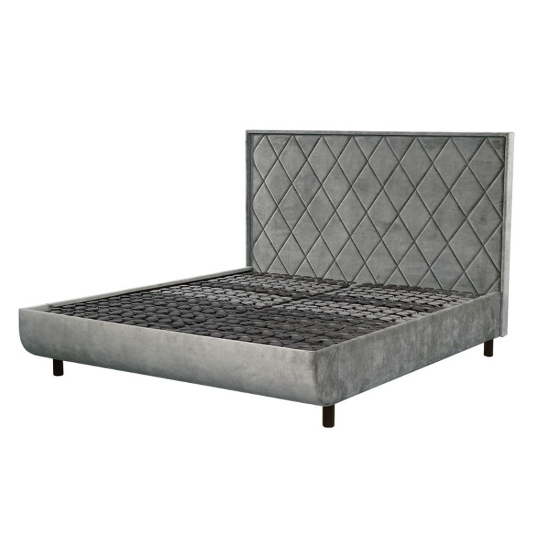 Tempur Arc King Ottoman Bed with Quilted Headboard Tempur Arc King Ottoman Bed with Quilted Headboard