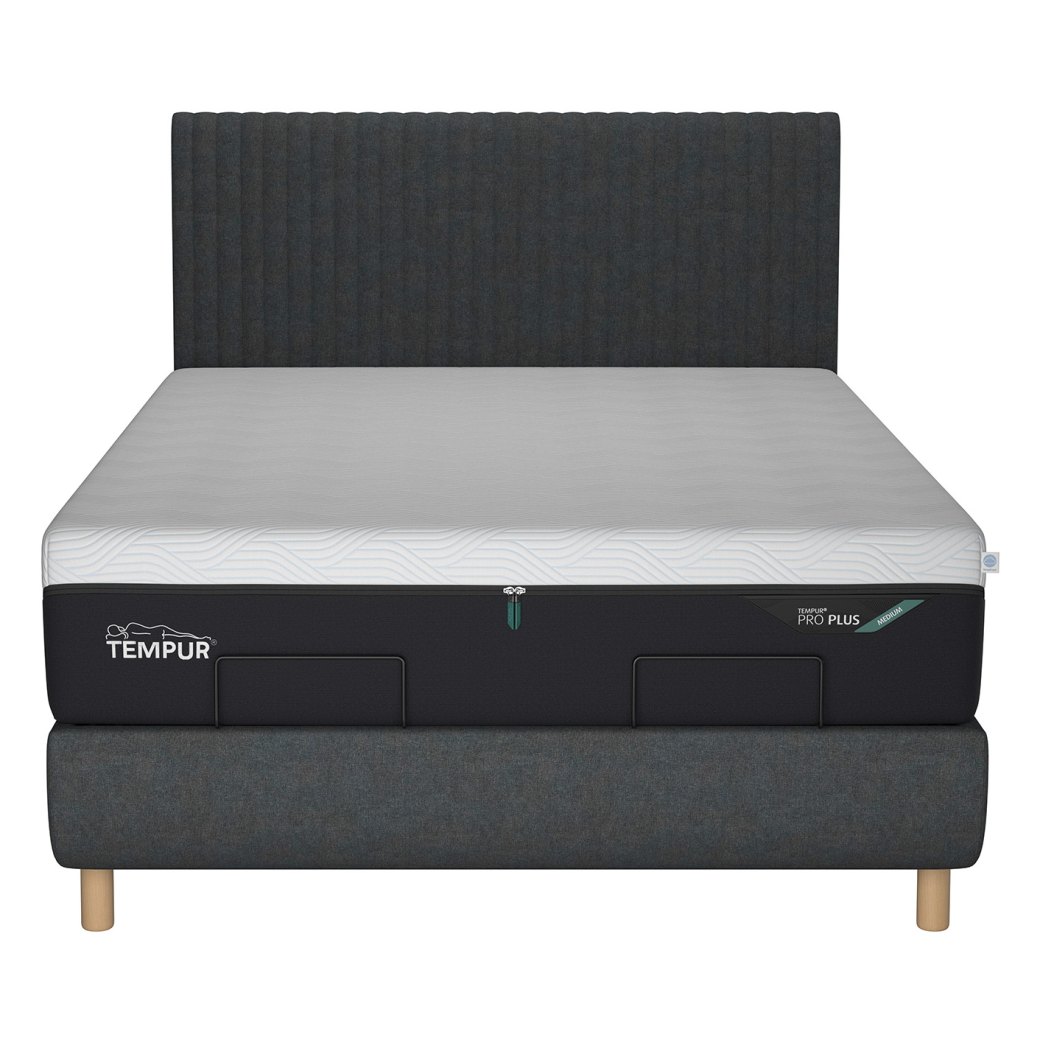 Tempur Arc King Static Bed Base - Vertical Headboard Tempur Arc King Static Bed Base - Vertical Headboard