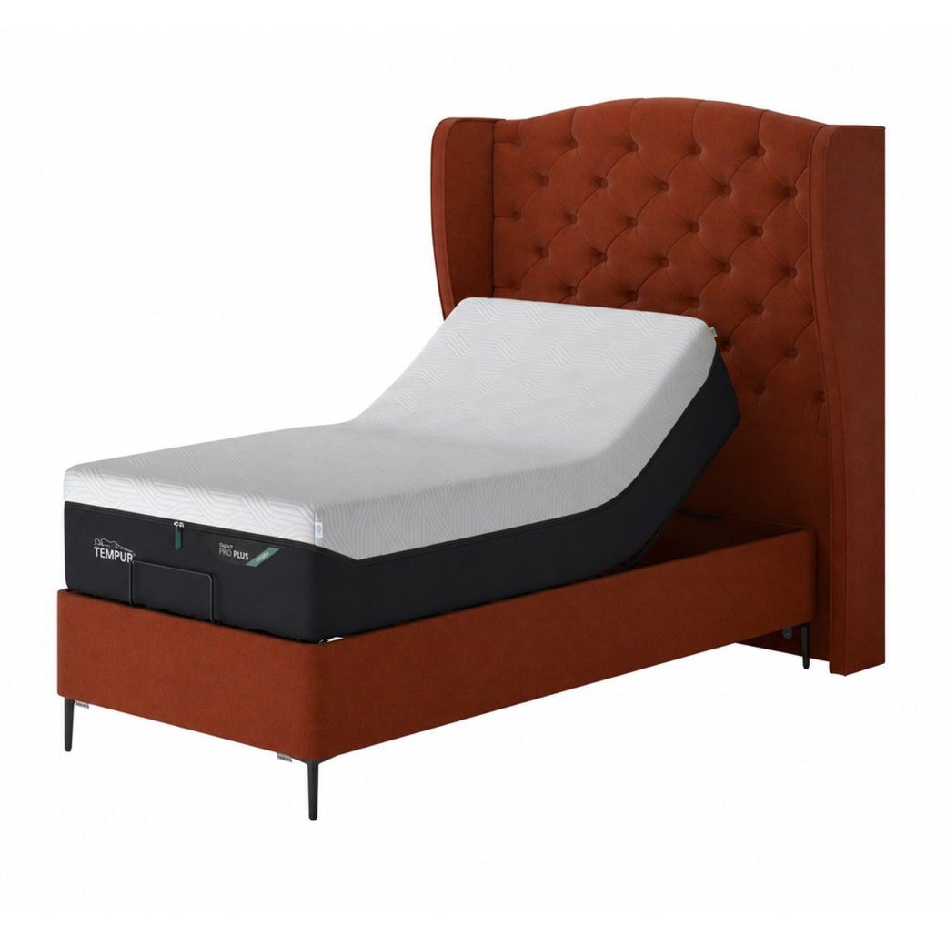 TEMPUR Suffolk Long Single Adjustable Disc Divan Base - Slim Legs TEMPUR Suffolk Long Single Adjustable Disc Divan Base - Slim Legs