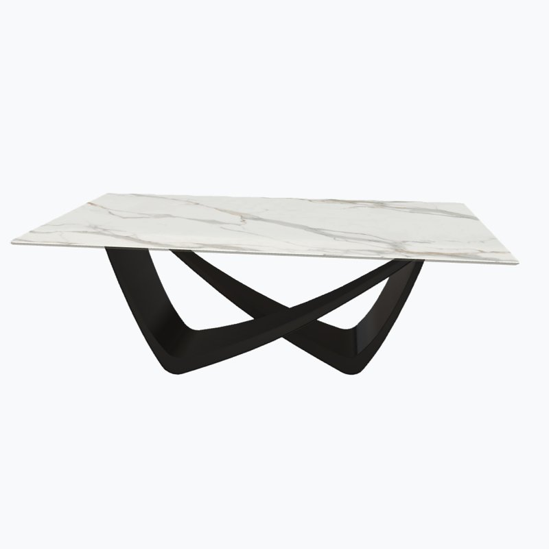 Bontempi Bach Rectangular Fix Dining Table | 200cm Bontempi Bach Rectangular Fix Dining Table | 200cm