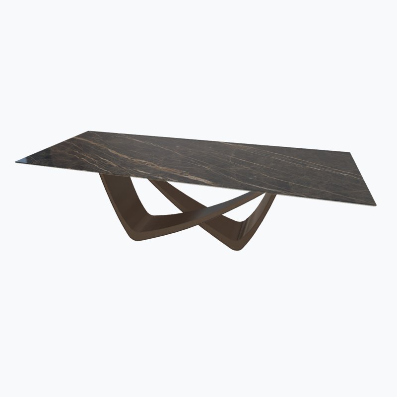 Bontempi Bach Rectangular Fix Dining Table | 250cm Bontempi Bach Rectangular Fix Dining Table | 250cm