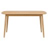 Malin Mid-Century Modern Small Extending Dining Table 125-165cm