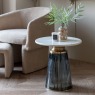 Tangier Glass & Marble Side Table Tangier Glass & Marble Side Table