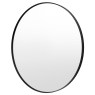 Holworth Large Round Mirror in Black