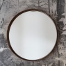 Keaton Round Mirror in Walnut Keaton Round Mirror in Walnut