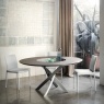 Bontempi Barone Fixed Ring Round Dining Table | 150cm Bontempi Barone Fixed Ring Round Dining Table | 150cm