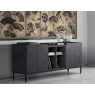 Bontempi Pica 202cm Sideboard with inside central shelf Veneer Wood Bontempi Pica 202cm Sideboard with inside central shelf Veneer Wood