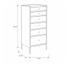 Ercol Winslow 6 Drawer Tall Chest Ercol Winslow 6 Drawer Tall Chest