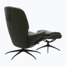 Stressless | Rome - Medium High Back Chair with Stool and Star Base Stressless | Rome - Medium High Back Chair with Stool and Star Base