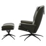 Stressless | Rome - Medium High Back Chair with Stool and Star Base Stressless | Rome - Medium High Back Chair with Stool and Star Base