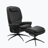 Stressless | Rome - Medium High Back Chair with Stool and Star Base Stressless | Rome - Medium High Back Chair with Stool and Star Base