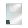 Mika Blue Abstract Mirror