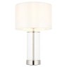 Lessina Table Lamp – Bright Nickel Finish