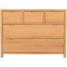Ercol Bosco Bedroom Oak 5 Drawer Wide Chest Ercol Bosco Bedroom Oak 5 Drawer Wide Chest