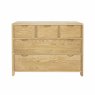 Ercol Bosco Bedroom Oak 5 Drawer Wide Chest