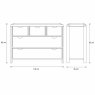 Ercol Bosco Bedroom Oak 5 Drawer Wide Chest Ercol Bosco Bedroom Oak 5 Drawer Wide Chest